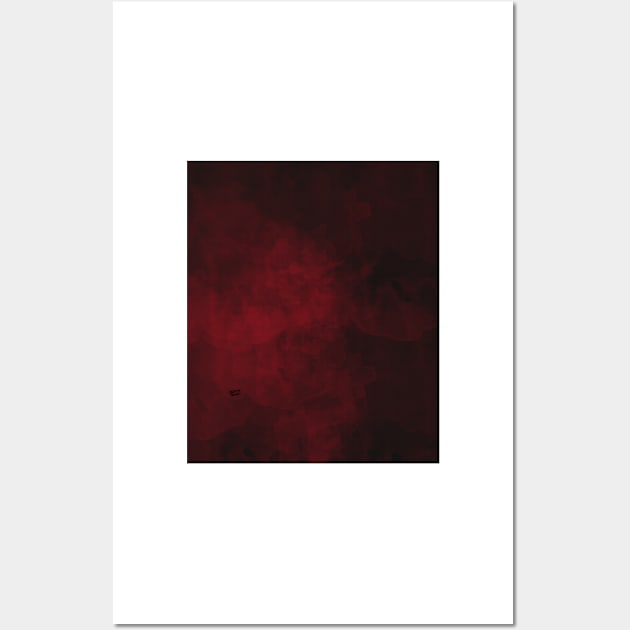 Red Fire #minimal #design #kirovair #decor #buyart Wall Art by Kirovair